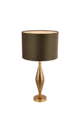 Base Only - Rye Table Lamp - Antique Brass Metal - Comet Lighting