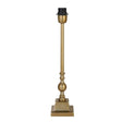 Base Only - Whitby Table Lamp - Antique Brass Metal - Comet Lighting