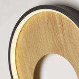 Curio Wall Light - Black Metal & Wood - Comet Lighting