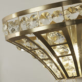 Gemma 2Lt Wall Light - Satin Brass & Clear Crystal - Comet Lighting