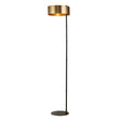 Knox Floor Lamp - Black & Gold Metal - Comet Lighting