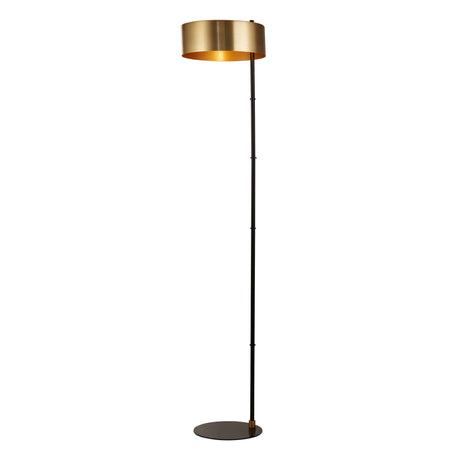 Knox Floor Lamp - Black & Gold Metal - Comet Lighting