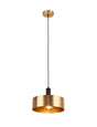 Knox Pendant - Black & Gold Metal - Comet Lighting