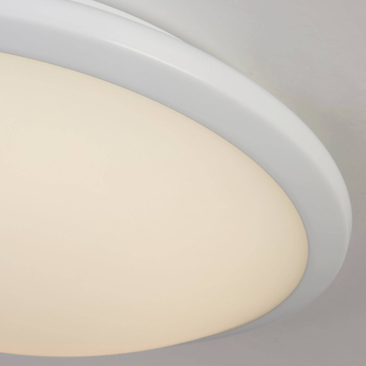 Knutsford Flush - White & Frosted Glass - Comet Lighting