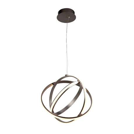 Magic 3Lt LED Ceiling Pendant - Satin Nickel - Comet Lighting