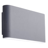 Maples LED Outdoor Wall Light - Grey & Frosted Diffuser,IP44 - Comet Lighting