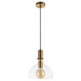 Margarita Pendant - Brass Metal & Glass - Comet Lighting