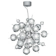 Molecule 12Lt Pendant - Polished Chrome Metal & Glass - Comet Lighting