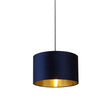 Navy Velvet Shade with Gold Inner Dia.40cm - Comet Lighting