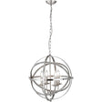 Orbit 4Lt Pendant - Satin Silver Metal - Comet Lighting