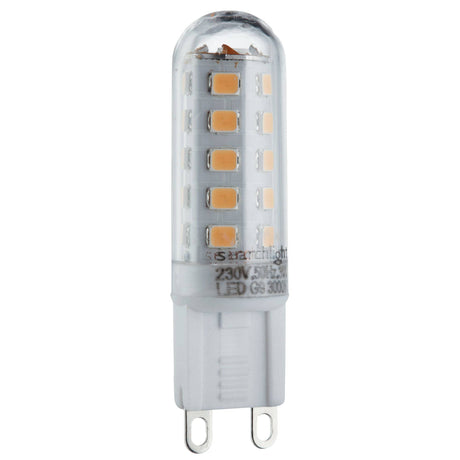 Pack 10 G9 LED Lamps - 3W, 300 Lumens, Cool White - Comet Lighting