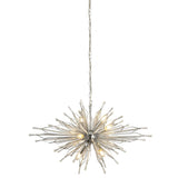 Starburst 8Lt Ceiling Pendant - Chrome & Glass - Comet Lighting