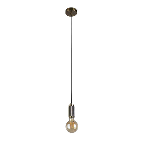 Suspension Cable - Antique Brass & Gold Braided Cable - Comet Lighting