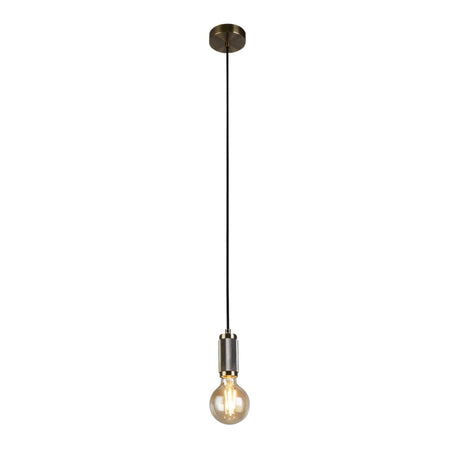 Suspension Cable - Antique Brass & Gold Braided Cable - Comet Lighting