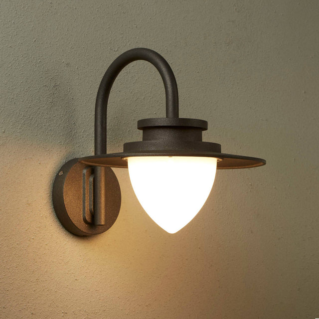 Texas 8W 3000k Wall Light, Graphite - Comet Lighting