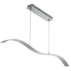 Wing Bar Pendant - Satin Silver Metal - Comet Lighting