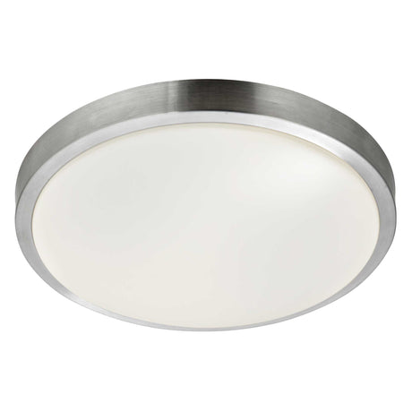 Zurich LED Flush - Aluminium & Acrylic Shade, IP44 - Comet Lighting