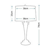 Brooklyn 1 Light Table Lamp