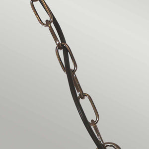 Sheldon Outdoor Chain Lantern Brass - Comet Lighting