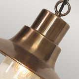 Sheldon Outdoor Chain Lantern Brass