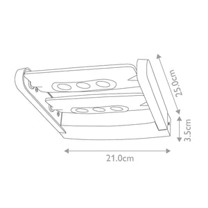 Sigmuns 6 Light Wall Light - Comet Lighting