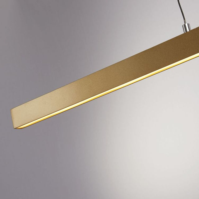 Kelly Gesture Control Pendant - Gold Metal & Opal Glass