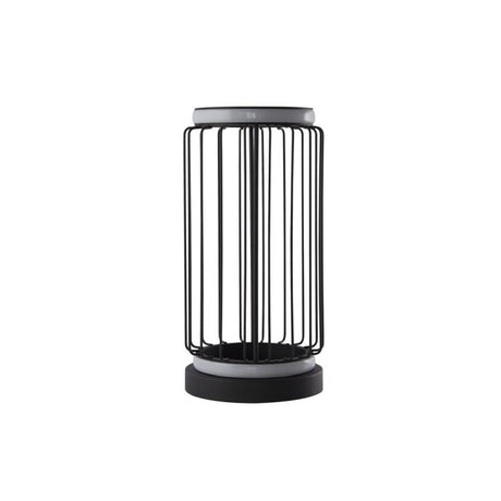 Circolo Cage LED Table Lamp - Black Metal