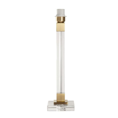 Base Only - Scarborough Table Lamp - Brass Metal & Crystal