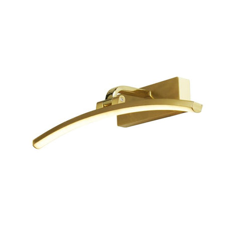 Santorini Picture Light - Satin Brass & Brushed Metal 40cm