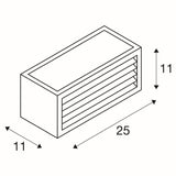 BOX-L E27 rust - Comet Lighting