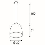 PARA CONE 30 copper brushed - Comet Lighting