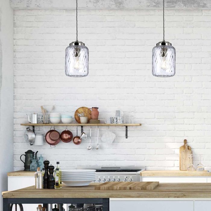 Sola 1 Light Pendant - Comet Lighting