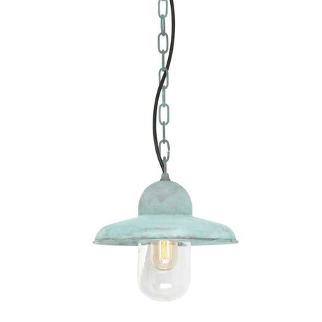 Somerton 1 Light Chain Lantern - Verdigris - Comet Lighting