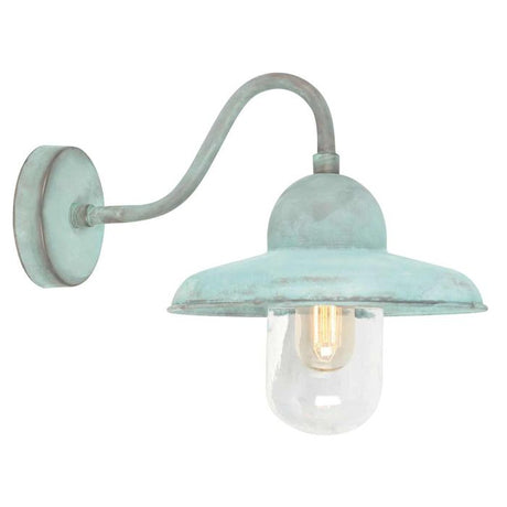 Somerton 1 Light Wall Lantern - Verdigris - Comet Lighting