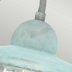 Somerton 1 Light Wall Lantern - Verdigris - Comet Lighting