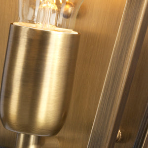 St James Outdoor Wall Lantern Brass - Comet Lighting