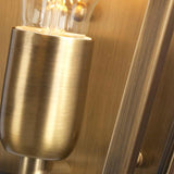 St James 1 Light Wall Lantern - Brass - Comet Lighting