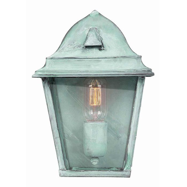 St James 1 Light Wall Lantern - Verdigris - Comet Lighting