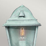 St James 1 Light Wall Lantern - Verdigris - Comet Lighting