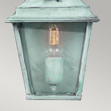 St James 1 Light Wall Lantern - Verdigris - Comet Lighting