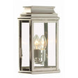 St Martins 1 Light Wall Lantern - Polished Nickel - Comet Lighting