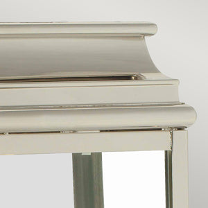 St Martins Outdoor Wall Lantern Polished Nickel - Comet Lighting