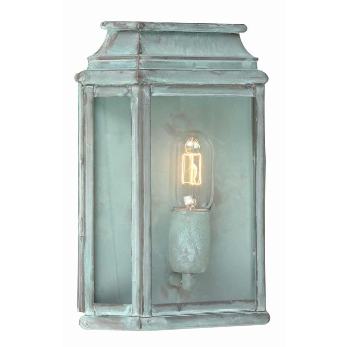 St Martins 1 Light Wall Lantern - Verdigris - Comet Lighting