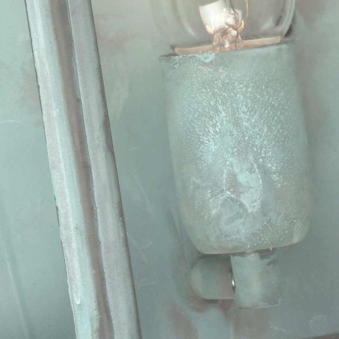 St Martins 1 Light Wall Lantern - Verdigris - Comet Lighting