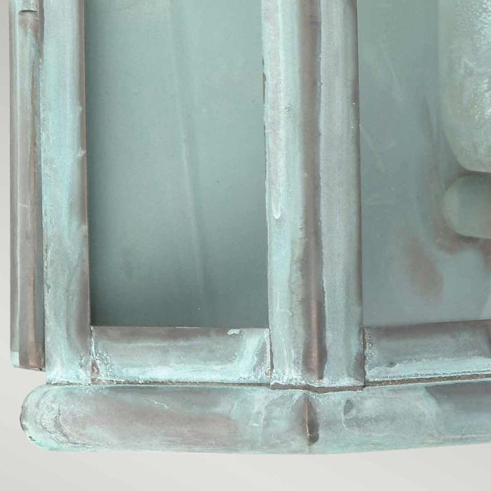 St Martins 1 Light Wall Lantern - Verdigris - Comet Lighting