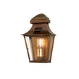 St Pauls 1 Light Brass Wall Lantern - Comet Lighting
