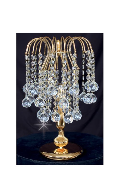 STARLITE Shower w/ Balls Table Lamp Gold