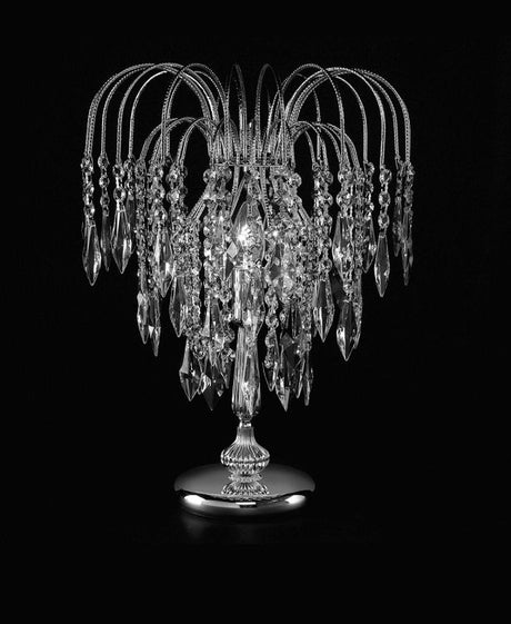 STARLITE Shower Long Chain Table Lamp Antique Brass