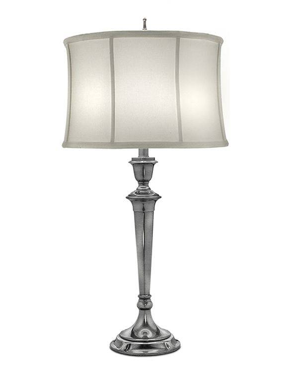 Syracuse Table Lamp Nickel - Comet Lighting