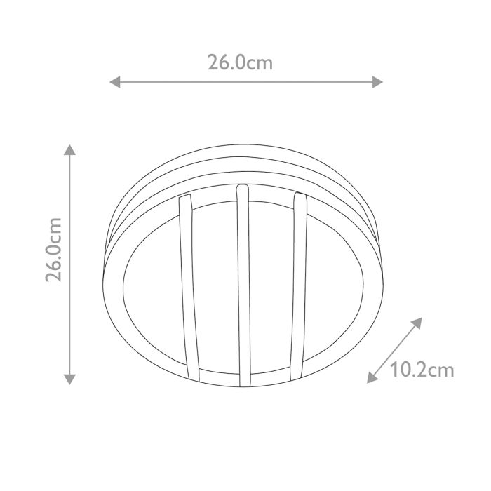Sven 1 Light Wall/Ceiling Lantern - Comet Lighting